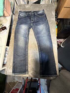 True Luck Blake Bootcut Stretch Jeans for Men Size 34x32